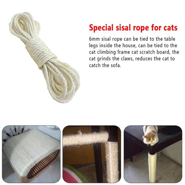 6mm sisal rope for cat tree diy scratching post toys scratch board chair legs binding rope for cat sharpen claw cat wmtfqv
6mm sisal rope for cat tree diy scratching post toys scratch board chair legs binding rope for cat sharpen claw cat wmtfqv