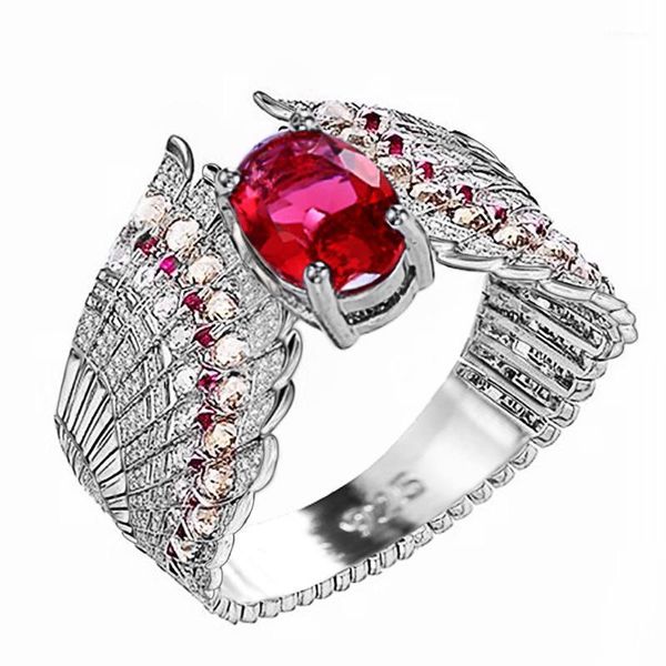 wedding rings huitan arrival fanshaped band colorful zircon women finger ring ceremony party oval rose red stone noble lady rings1, Slivery;golden
wedding rings huitan arrival fanshaped band colorful zircon women finger ring ceremony party oval rose red stone noble lady rings1, Slivery;golden