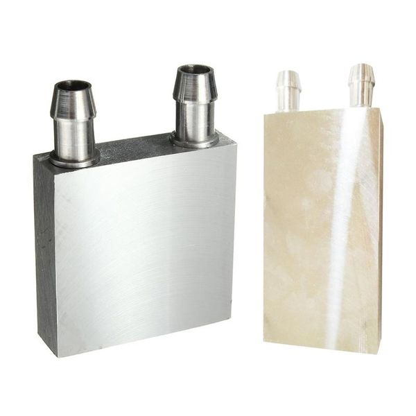 2 pcs primary aluminum alloy water cooling block for liquid water cooler heat sink system silver use for pc lapcpu, 40x40mm
2 pcs primary aluminum alloy water cooling block for liquid water cooler heat sink system silver use for pc lapcpu, 40x40mm