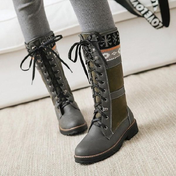 women boots winter warm plush snow boots lace up low heels platform ladies shoes cross strappy punk vintage, Black
women boots winter warm plush snow boots lace up low heels platform ladies shoes cross strappy punk vintage, Black