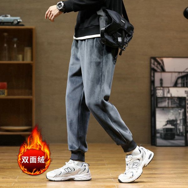 2021 men's trousers spring and winter thin new double-sided thick pants clothing 42q0, Black
2021 men's trousers spring and winter thin new double-sided thick pants clothing 42q0, Black