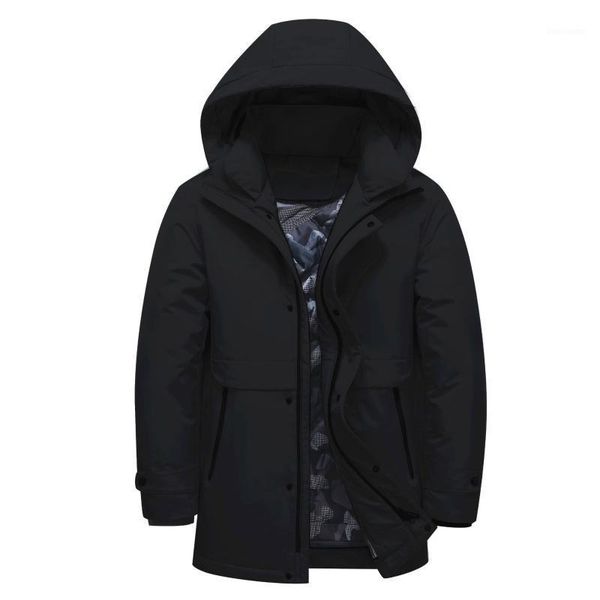 2020 winter new men mid-length white duck down jacket removable liner design hooded thick warm coat male brand clothes1, Black
2020 winter new men mid-length white duck down jacket removable liner design hooded thick warm coat male brand clothes1, Black