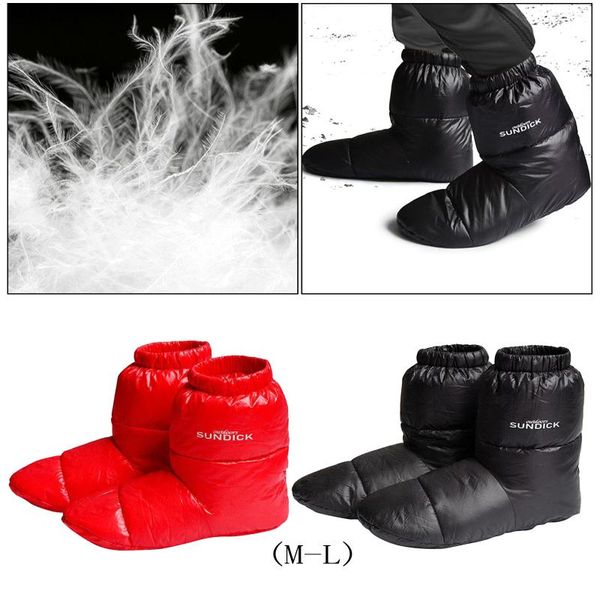 winter duck down slipers booties thermal socks camping boots shoes covers for picnic camping tent hiking backpacking backyard, Black
winter duck down slipers booties thermal socks camping boots shoes covers for picnic camping tent hiking backpacking backyard, Black