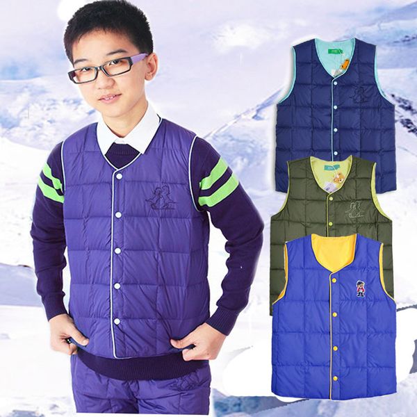 2020 winter new style down jacket with inner bladder vest for boys, zhongda children's korean version of student's, Blue;gray
2020 winter new style down jacket with inner bladder vest for boys, zhongda children's korean version of student's, Blue;gray