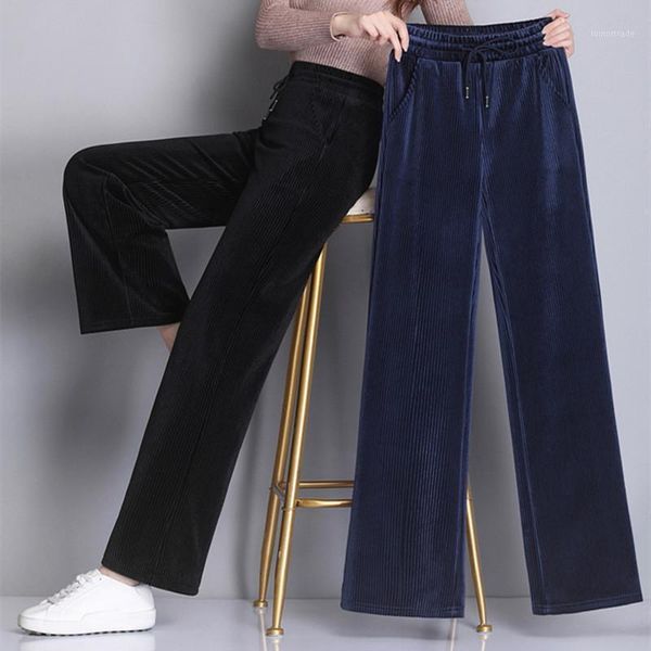 women's pants & capris winter women elegant drawstring elastic waist corduroy 2021 autumn casual full length trousers pantalones street, Black;white
women's pants & capris winter women elegant drawstring elastic waist corduroy 2021 autumn casual full length trousers pantalones street, Black;white