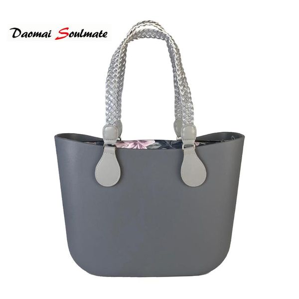 classic size with weave handle o bag obag style waterproof eva body women handbag rubber silicon bag
classic size with weave handle o bag obag style waterproof eva body women handbag rubber silicon bag