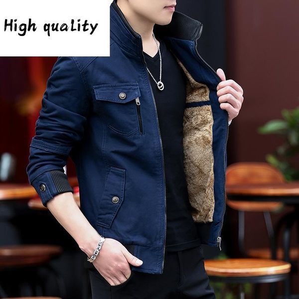 new men's winter youth plush clothes men's autumn and winter cotton clothes work pilot's army green loose coat, Black
new men's winter youth plush clothes men's autumn and winter cotton clothes work pilot's army green loose coat, Black