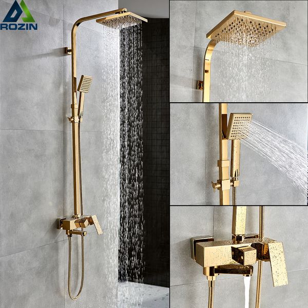 golden bath mixers 8" rainfall faucet set wall mounted with hand bathroom rain shower column tap 1011
golden bath mixers 8" rainfall faucet set wall mounted with hand bathroom rain shower column tap 1011