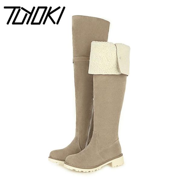 tuyoki new women over knee boots plush fur zipper women long boots fashion warm winter shoes woman footwear size 35-43, Black
tuyoki new women over knee boots plush fur zipper women long boots fashion warm winter shoes woman footwear size 35-43, Black