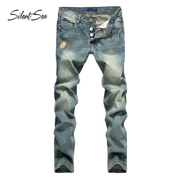 men's jeans silentsea men buckle conventional pants fashion slim big size 32 38 42 spring and autumn business casual, Blue
men's jeans silentsea men buckle conventional pants fashion slim big size 32 38 42 spring and autumn business casual, Blue