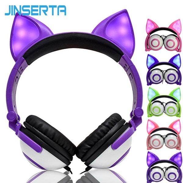 jinserta kids headphones led ear flashing glowing earphone headsets gaming earphones for children gifts
jinserta kids headphones led ear flashing glowing earphone headsets gaming earphones for children gifts