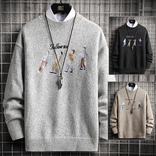 autumn winter sweater men 2020 embroidery casual pullover men o-neck long sleeve knitted loose streetwear thick knitwear1, White;black
autumn winter sweater men 2020 embroidery casual pullover men o-neck long sleeve knitted loose streetwear thick knitwear1, White;black