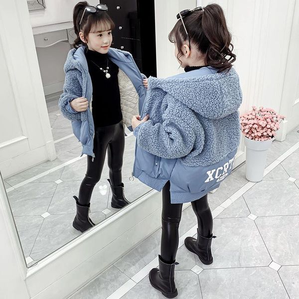 down coat girls cotton-padded jackets autumn and winter children's clothing 3-13 years old fashionable zipper hooded kids clothes, Blue;gray
down coat girls cotton-padded jackets autumn and winter children's clothing 3-13 years old fashionable zipper hooded kids clothes, Blue;gray