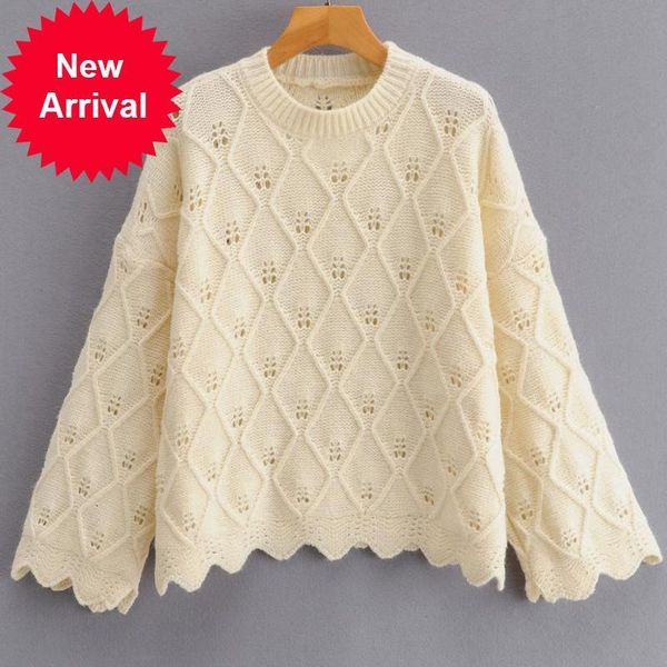 high 2021 new quality new autumn trumpet sleeve hollow neck knitted sweater designer shirt ynuj, White;black
high 2021 new quality new autumn trumpet sleeve hollow neck knitted sweater designer shirt ynuj, White;black