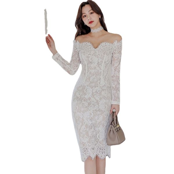 party dresses vestido lápis de renda sensual primavera feminino vestido pencil com bainha transparente s de trabalho ol pescoço slash, Black
party dresses vestido lápis de renda sensual primavera feminino vestido pencil com bainha transparente s de trabalho ol pescoço slash, Black