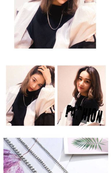 necklaces, earth trampy, feminine, cool and cool, yuansuku long style, street personality, simple man couple, Silver
necklaces, earth trampy, feminine, cool and cool, yuansuku long style, street personality, simple man couple, Silver