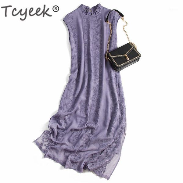 tcyeek vintage real silk summer dress women clothes 2020 elegant embroidery floral long dresses woman boho party vestidos a02201, Black;gray
tcyeek vintage real silk summer dress women clothes 2020 elegant embroidery floral long dresses woman boho party vestidos a02201, Black;gray