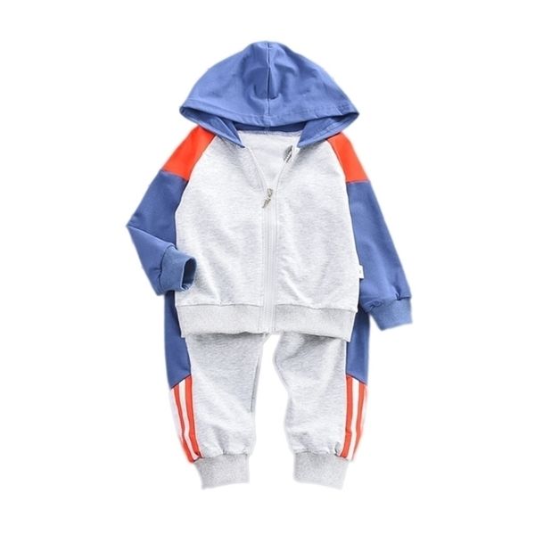 spring autumn children sports clothes baby boy girl casual hooded jacket pants 2pcs/set toddler cotton clothing kids tracksuits 201127, White
spring autumn children sports clothes baby boy girl casual hooded jacket pants 2pcs/set toddler cotton clothing kids tracksuits 201127, White