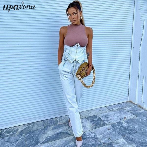 women's jeans 2021 fashion high waist casual contrast color long straight pants chic runway, Blue
women's jeans 2021 fashion high waist casual contrast color long straight pants chic runway, Blue