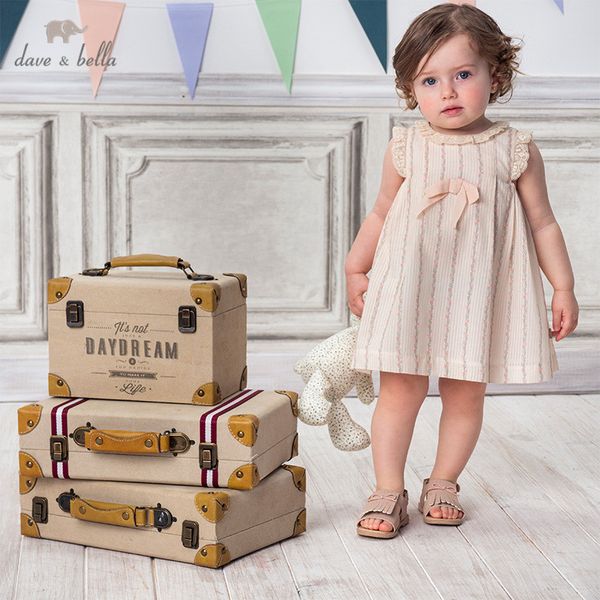 db13975 dave bella summer baby girl's cute bow floral striped dress children fashion party dress kids infant lolita clothes t200709, Red;yellow
db13975 dave bella summer baby girl's cute bow floral striped dress children fashion party dress kids infant lolita clothes t200709, Red;yellow