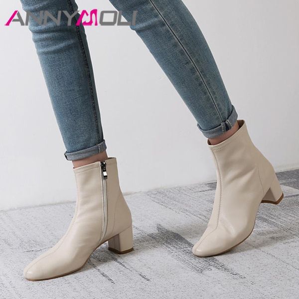 boots annymoli real leather ankle woman high heel short zip chunky ladies shoes autumn winter beige big size 40, Black
boots annymoli real leather ankle woman high heel short zip chunky ladies shoes autumn winter beige big size 40, Black