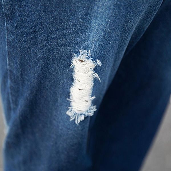 style fashion hole ripped jeans men elastic waist drawstring stonewashed ankle band pants teenagers harem pants boys -xl, Blue
style fashion hole ripped jeans men elastic waist drawstring stonewashed ankle band pants teenagers harem pants boys -xl, Blue
