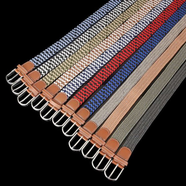 men's woven and elastic women's canvas golf belt for students, Black;brown
men's woven and elastic women's canvas golf belt for students, Black;brown