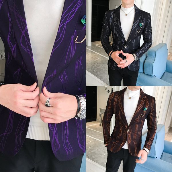 four seasons new 2019 small men's korean four seasons fashion youth small suit men's slim and handsome suit 6tpmo, Blue
four seasons new 2019 small men's korean four seasons fashion youth small suit men's slim and handsome suit 6tpmo, Blue