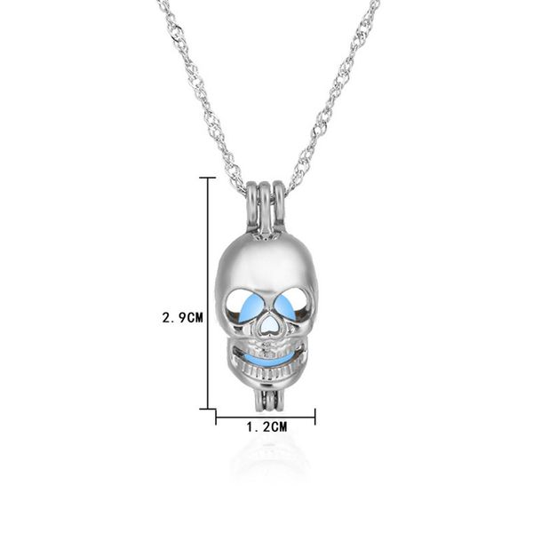skull pendant necklace luminous jewelry silver color 3 color glow in the dark necklace for women and men birthday gift wmtpwy bdesybag, Bronze;silver
skull pendant necklace luminous jewelry silver color 3 color glow in the dark necklace for women and men birthday gift wmtpwy bdesybag, Bronze;silver