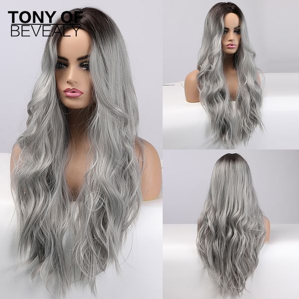lans long wavy black to gray ombre hair wigs wholesale wigs middle part for afro women cosplay heat resistant synthetic wigs
lans long wavy black to gray ombre hair wigs wholesale wigs middle part for afro women cosplay heat resistant synthetic wigs