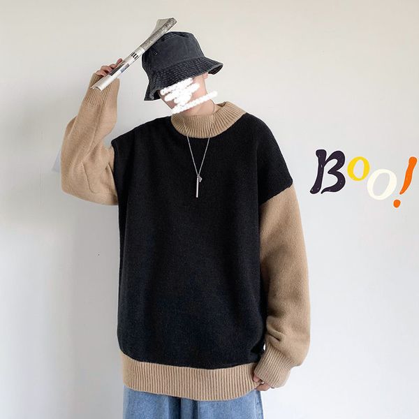 2021 men's blouses spring and winter's new stitch fine knit sweater young clothes sqji, White;black
2021 men's blouses spring and winter's new stitch fine knit sweater young clothes sqji, White;black