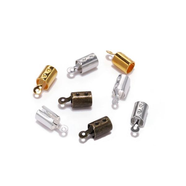 100pcs 5*12mm fold over crimp cord end findings leather clasp tip end jewelry connector for jewelry making supplies diy jllkwy, Silver
100pcs 5*12mm fold over crimp cord end findings leather clasp tip end jewelry connector for jewelry making supplies diy jllkwy, Silver