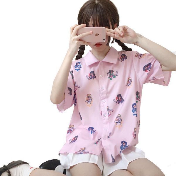 harajuku women blouse short sleeve sailor moon print shirt lolita girls loose blouses pink anime summer tee wholesale lot, White
harajuku women blouse short sleeve sailor moon print shirt lolita girls loose blouses pink anime summer tee wholesale lot, White
