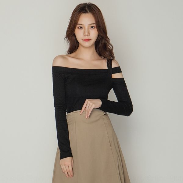 ycch0 xiyue designer women's slim fall 2020shoulder slim knit long sleeve xiyue wear designer women's wear fall t-shirt 2020should, White;black
ycch0 xiyue designer women's slim fall 2020shoulder slim knit long sleeve xiyue wear designer women's wear fall t-shirt 2020should, White;black