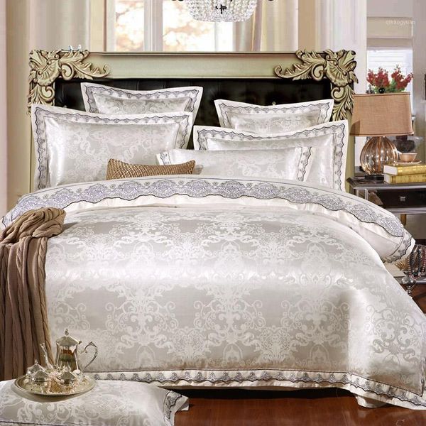 european style wedding in autumn and winter of four sets of thick cotton satin jacquard cotton bed size 1.8m1
european style wedding in autumn and winter of four sets of thick cotton satin jacquard cotton bed size 1.8m1