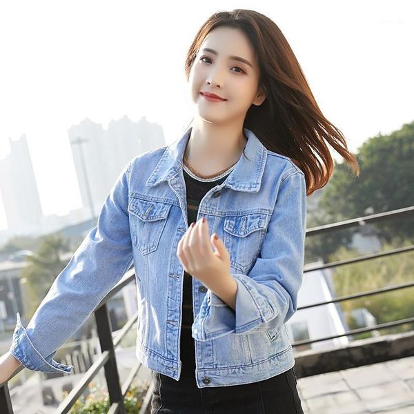 2021 plus size xl denim jacket women boyfriend jean coat streetwear vintage autumn basic outerwear1, Black;brown
2021 plus size xl denim jacket women boyfriend jean coat streetwear vintage autumn basic outerwear1, Black;brown
