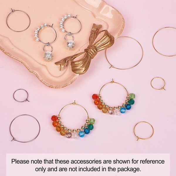 120pcs/box 304 stainless steel wine glass charms rings, hoop earring findings, diy material for hoop jllhpr, Black;white
120pcs/box 304 stainless steel wine glass charms rings, hoop earring findings, diy material for hoop jllhpr, Black;white