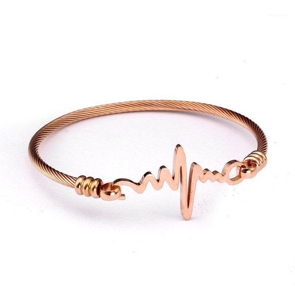 charm bracelets rose gold ecg women female bangles trendy design stainless steel wristband chain link pulseiras1, Golden;silver
charm bracelets rose gold ecg women female bangles trendy design stainless steel wristband chain link pulseiras1, Golden;silver