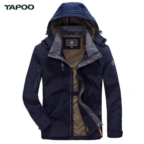 men's jackets tapoo brand clothing 2021 men spring hooded casual patchwork outwear coat winter windproof jacket homme parka warm, Black;brown
men's jackets tapoo brand clothing 2021 men spring hooded casual patchwork outwear coat winter windproof jacket homme parka warm, Black;brown