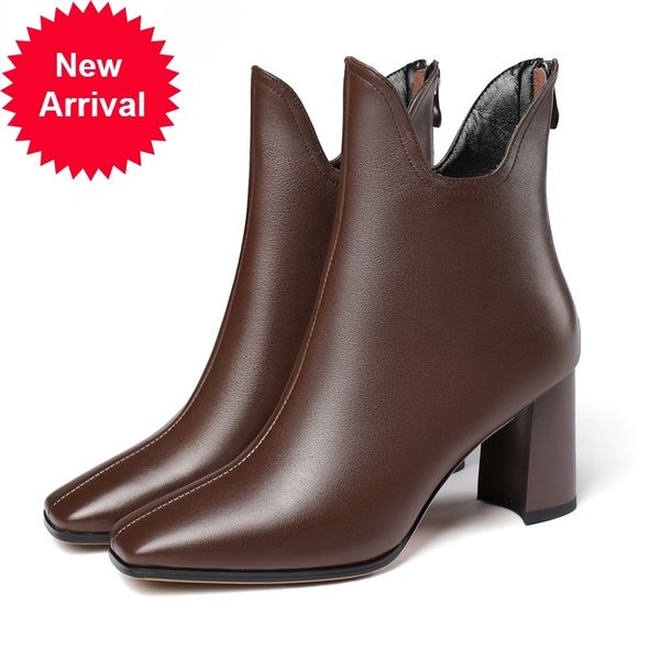 2021 new fashions genuine leather wholesale high heels ankles for women mark feminine winter boots shoes with imr3, Black
2021 new fashions genuine leather wholesale high heels ankles for women mark feminine winter boots shoes with imr3, Black