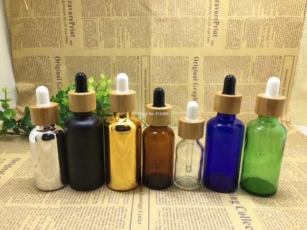 10pcs 5/10/15/20/30/50/100ml gold/silver/black/brown/blue/green/clear bamboo cover glass dropper bottle essential oil bottles
10pcs 5/10/15/20/30/50/100ml gold/silver/black/brown/blue/green/clear bamboo cover glass dropper bottle essential oil bottles
