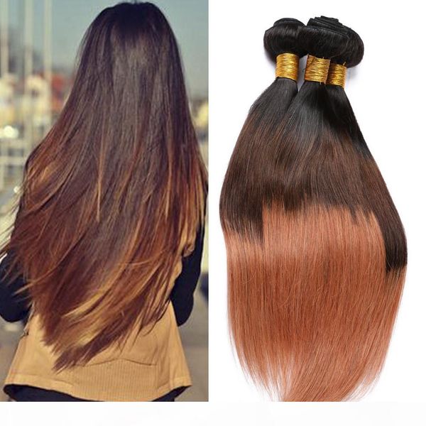three tone hair bundles straight #1b 4 30 dark root medium auburn ombre peruvian virgin human hair weaves extensions 4pcs lot, Black
three tone hair bundles straight #1b 4 30 dark root medium auburn ombre peruvian virgin human hair weaves extensions 4pcs lot, Black