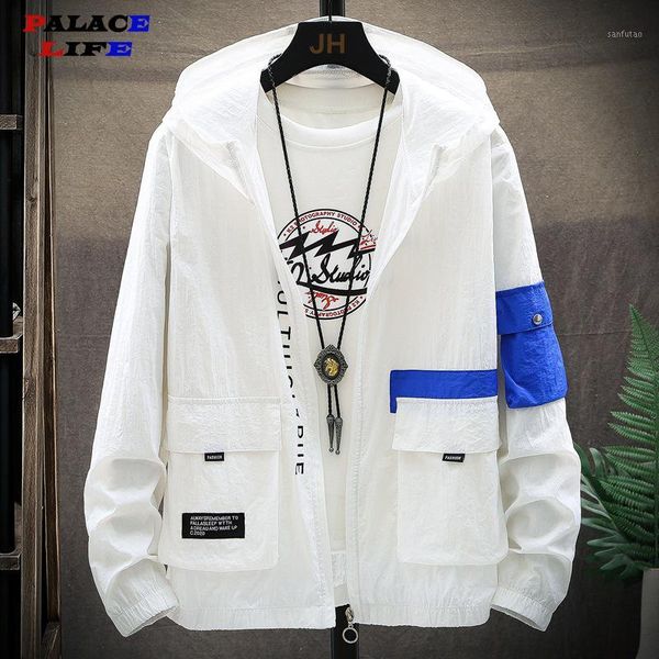 2020 spring thin windbreaker hooded jacket men plus size m-4xl casual splice ultra-light skin jacket fashion new zipper coat1, Black;brown
2020 spring thin windbreaker hooded jacket men plus size m-4xl casual splice ultra-light skin jacket fashion new zipper coat1, Black;brown