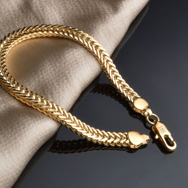 tight horse whip chain bracelet mens womens party jewelry gold filled hip hop snake bone bracelet bangle 21cm(8.26 in, Black
tight horse whip chain bracelet mens womens party jewelry gold filled hip hop snake bone bracelet bangle 21cm(8.26 in, Black