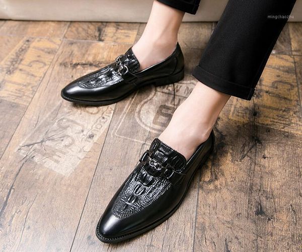 dress shoes men's wedding pointed toe crocodile pattern oxford male prom homecoming gentleman sapato social masculino1, Black
dress shoes men's wedding pointed toe crocodile pattern oxford male prom homecoming gentleman sapato social masculino1, Black
