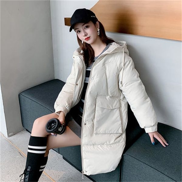 2021 new women's winter coat new korean fashions beige green long oversize thick heat down cotton woman's jacket pxmb, Black
2021 new women's winter coat new korean fashions beige green long oversize thick heat down cotton woman's jacket pxmb, Black