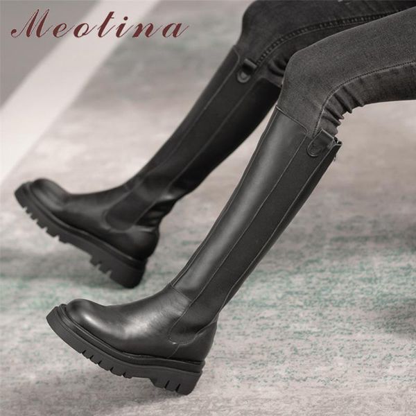 meotina genuine leather platform high heel knee high boots woman shoes zip chunky heels ladies long boots autumn winter black
meotina genuine leather platform high heel knee high boots woman shoes zip chunky heels ladies long boots autumn winter black