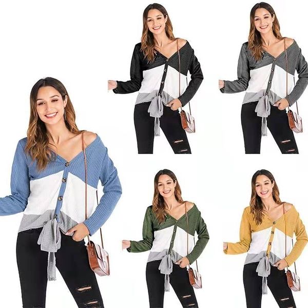 selling 2020 new knitwear women european american sweater ladies long-sleeved sweatshirt ladies fashion v-neck women stitching cardigan, White;black
selling 2020 new knitwear women european american sweater ladies long-sleeved sweatshirt ladies fashion v-neck women stitching cardigan, White;black