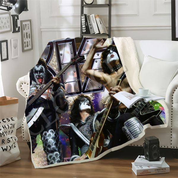 cloocl hip hop kiss band fashion blanket 3d print double layer sherpa blanket on bed home textiles dreamlike style
cloocl hip hop kiss band fashion blanket 3d print double layer sherpa blanket on bed home textiles dreamlike style