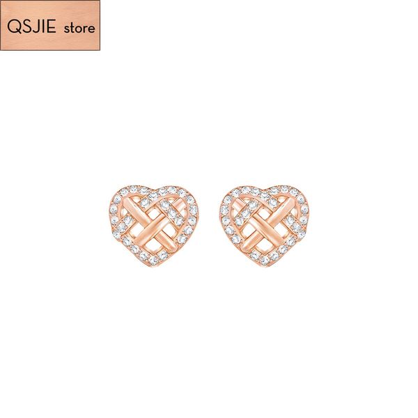 qsjie swa simple temperament loving heart type hollow lady ear nails charming fashion jewelry, Golden;silver
qsjie swa simple temperament loving heart type hollow lady ear nails charming fashion jewelry, Golden;silver